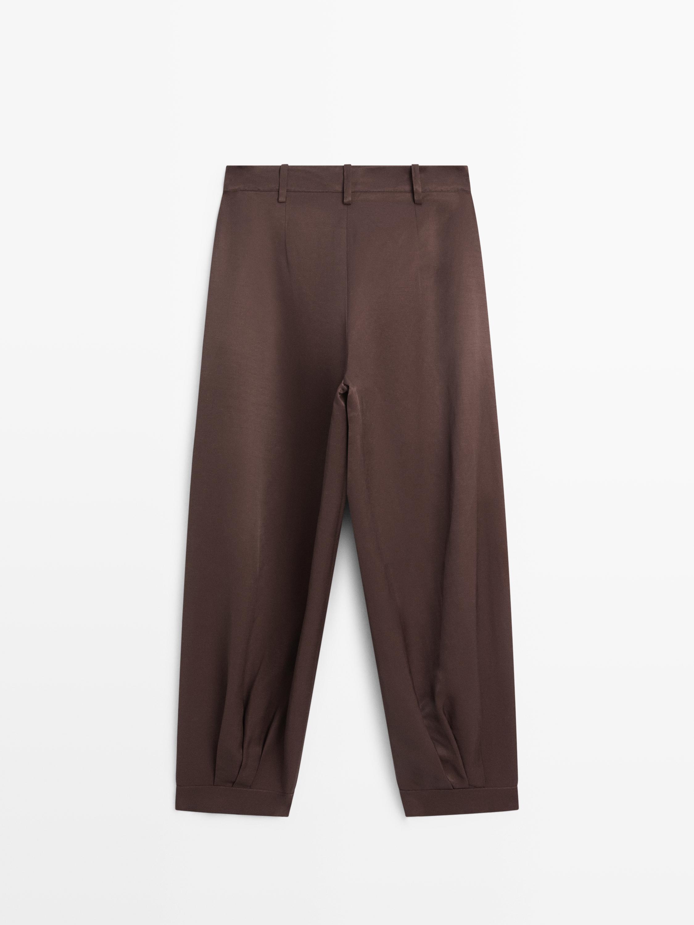 Pantalon barrel fit